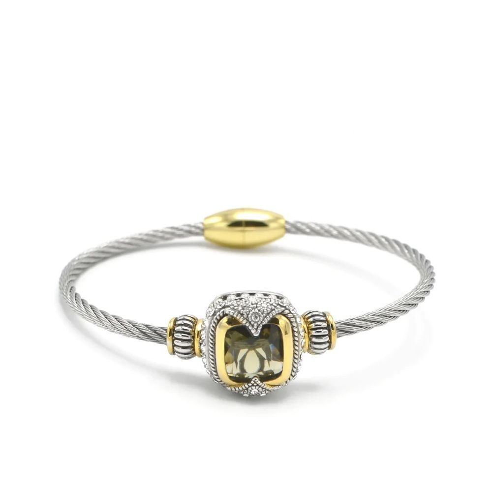 DIAMOND CABLE ROPE BRACELET - Picture 7 of 12